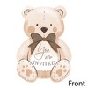 Big Dot of Happiness We Can Bearly Wait - Shaped Fill-In Invitations - Teddy Bear Baby Shower Invitation Cards with Envelopes - Set of 12 - 3 of 4