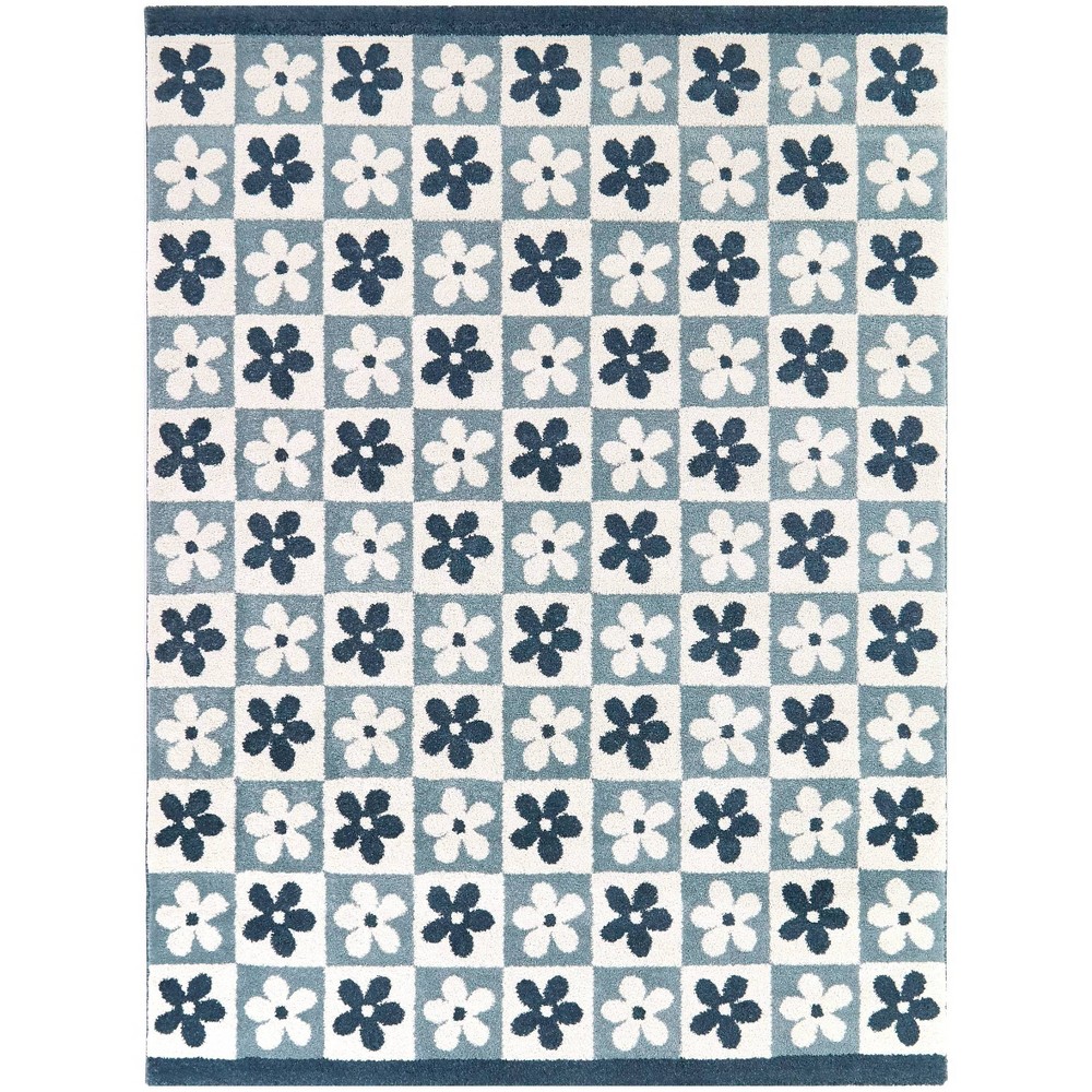 Photos - Area Rug Balta Rugs 7'10"x10' Kids' Ambrose Modern Floral Dark Blue