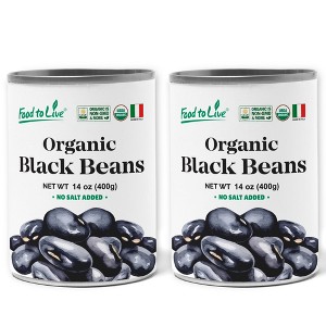 Organic Canned Black Beans - by Food To Live - 1 of 4