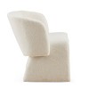 Modern Upholstered Accent Chair With Teddy Fabric, Single Sofa Side Chair For Bedroom, Dining Room Or Living Room Seating-Maison Boucle - 4 of 4