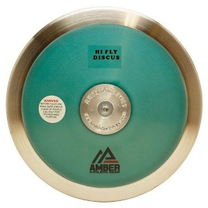 Amber Fight Gear Hi Fly Discus Track & Field Training Discus, IAAF Certified, 85% Rim Weight, Polycarbonate Fiber Side Plates, 1kg, 1.6kg, 2kg - 1 of 3