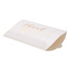Sparkle and Bash 100 Pack White Thank You Boxes for Favors with Gold Foil, Bulk Gift Wrap for Party Supplies, 5.2 x 3.2 In - 4 of 4