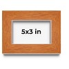 PosterPalooza | Photo Size Flat Brown Picture Frame - UV Acrylic, Foam Board Backing, Hanging Hardware - 2 of 4