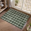 COZONY Washable Checkered Plaid Geometric Extra Large Area Rug for Living Room Dining Room - 2 of 4