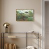 Art Remedy Monet - Garden with Dahlias Impresionism Landscape Wall Art Framed - 2 of 4