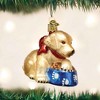 Old World Christmas 3.0 Inch Labrador Pup Ornament Lab Paw Print Bowl Tree Ornaments - 3 of 3