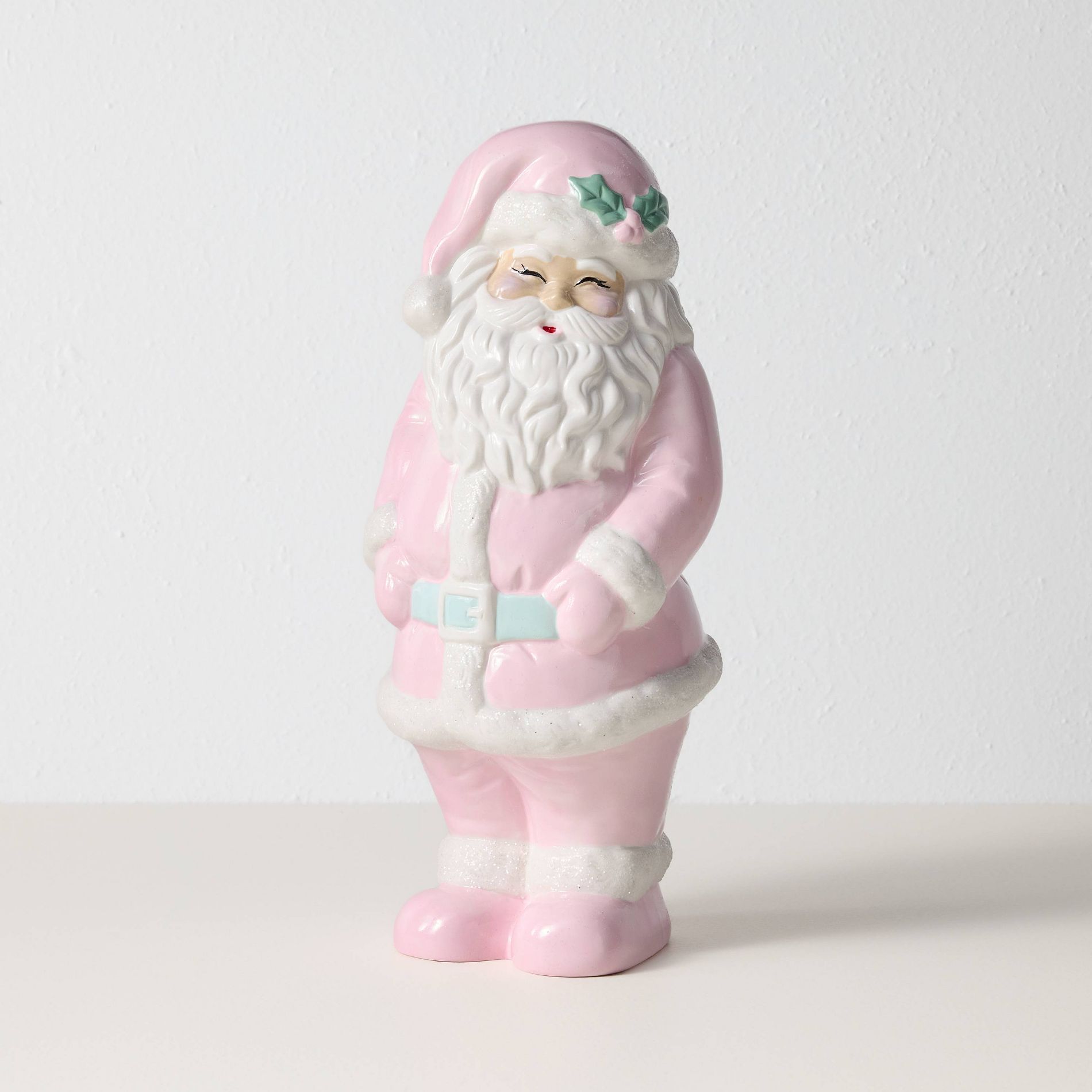 9" Ceramic Christmas Figural Santa - Simply Shabby Chic