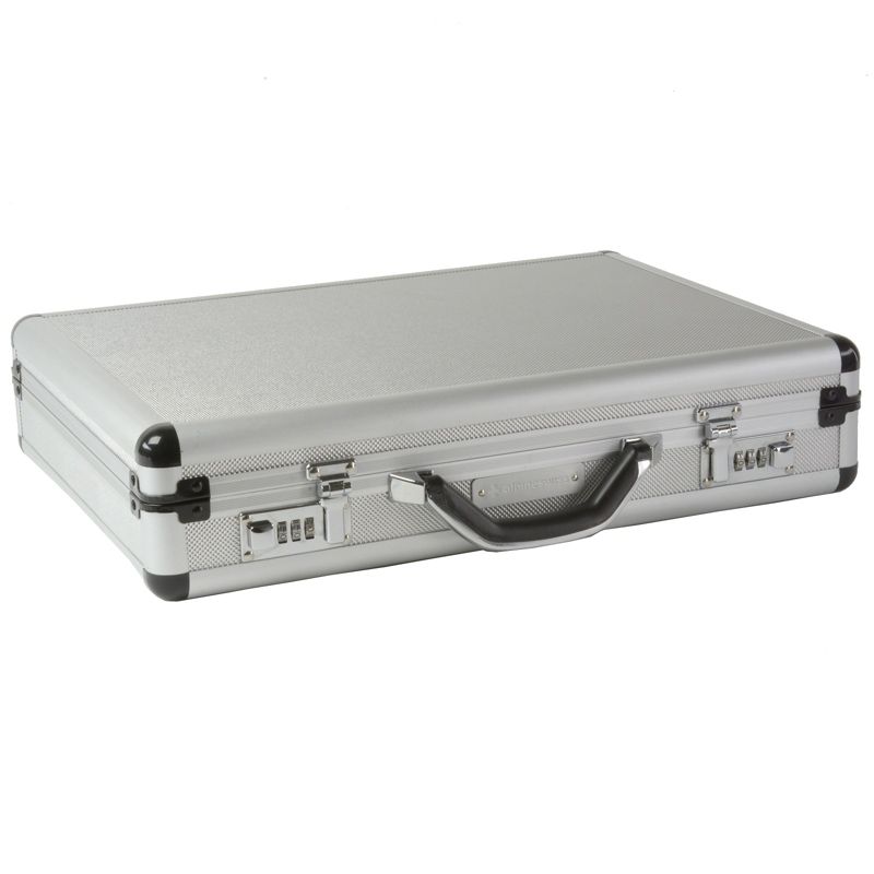 Alpine Swiss Aluminum Attache Case Padded Laptop Briefcase Combo Lock Hard Sided, 4 of 11