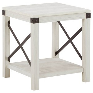 Bayflynn Square End Table White - Signature Design by Ashley - 1 of 4