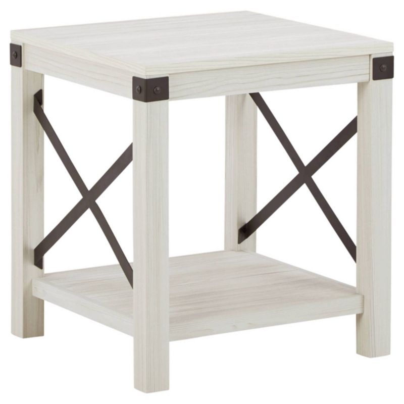 Bayflynn Square End Table White - Signature Design by Ashley, 1 of 9