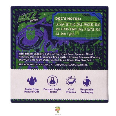 DR. SQUATCH Men's All Natural Bar Soap - Cosmic Commander- 5oz