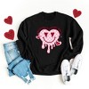 Simply Sage Market Women's Graphic Sweatshirt Make My Heart Melt - 3 of 3
