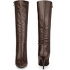 BLISSFUL STEP Women's Halloween Zipper Pointed Toe Stiletto Heel Knee High Boots - 2 of 4