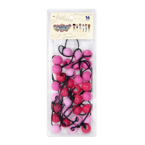 Camryn's Bff Medium Hair Beader Set - Black/clear/white - 50pk : Target