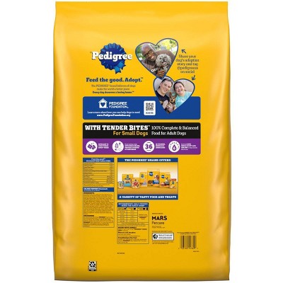 Pedigree Small Dog Adult Dry Food with Chicken and Steak Flavor, 14 lbs