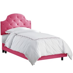 Twin Juliette Tufted Kids Bed Hot Pink - Pillowfort