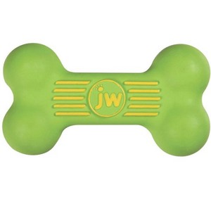 JW Pet Assorted Rubber ISqueak Bone Dog Toy Small 1 pk - 1 of 1