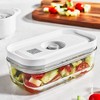 ZWILLING Fresh & Save 3-pc Glass Food Storage Vacuum Containers Meal Prep Container - Small & Large Containers - 4 of 4