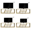 TV Stand, l Shaped Tv Stand With Open Shelves Console Table, Entertainment Center TV Console, Double L-Shaped TV Stand - 4 of 4