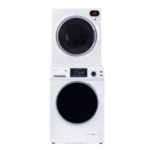 Equator ECONOMY STACKABLE 13 lbs EW 826 Washer + ED 848 Compact Vented Sensor Dryer 2.6cf 110V - 1 of 1