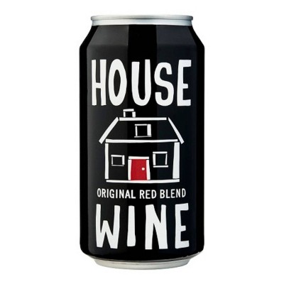 House Wines Red Blend Wine - 375ml Can