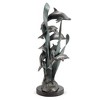 SPI Home Dolphin Sextet Sculpture – Aluminum Ocean-Themed Art, Freestanding Coastal Décor, 25” Tall Statement Piece - 3 of 4