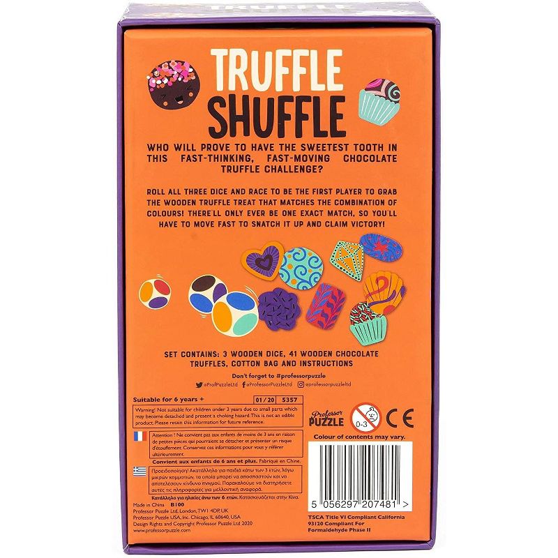 Professor Puzzle USA, Inc. Truffle Shuffle Fast-Thinking & Fast-Moving Party Game, 3 of 5