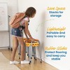 ECR4Kids Daisy Stackable Stool Set, 8-Piece - 3 of 4