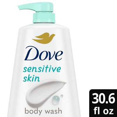 Dove Beauty Sensitive Skin Hypoallergenic Body Wash Pump 30.6 Fl Oz Target