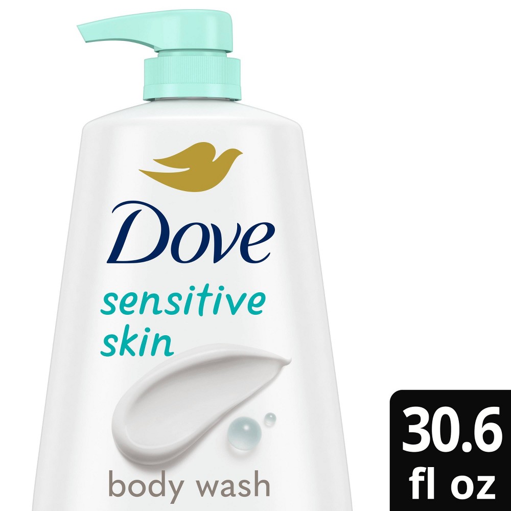 Photos - Shower Gel Dove Beauty Sensitive Skin Hypoallergenic Body Wash Pump - 30.6 fl oz