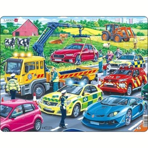 Larsen Rescue Vehicles 26 Piece Children's Jigsaw Puzzle - 1 of 3
