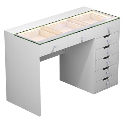 VANITII Diana Vanity Desk, White