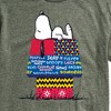Men's - Peanuts - Snoopy Patchwork Doghouse Short Sleeve Graphic T-Shirt - 2 of 4