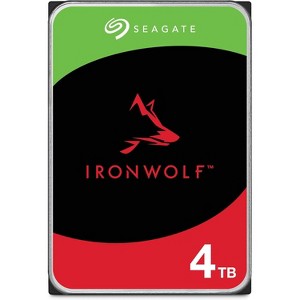 Seagate IronWolf 4TB NAS Internal Hard Drive CMR 3.5 Inch SATA 6Gb/s 5400 RPM 64MB Cache for RAID Network Attached Storage Rescue Services - 1 of 2