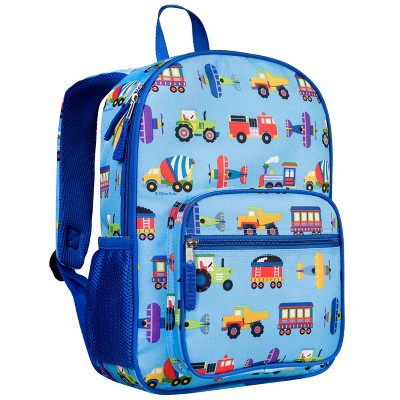 Wildkin Kids Recycled Eco Backpack - Trains, Planes & Trucks : Target