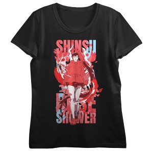 Tower of God Princess Ha Yuri Zahard, Shinsu Rose Shower on Black Short Sleeve Adult T-Shirt - 1 of 3