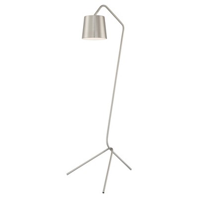 Quana Floor Lamp Brushed Nickel (Includes CFL Light Bulb) - Lite Source