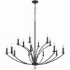Crystorama Lighting Mila 15 - Light Chandelier in  Black - 2 of 4