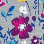 heather grey field floral