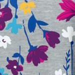 heather grey field floral