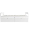 Twin Size Platform Bed Solid Pinewood Platform Bed Frame With 2 Storage Drawers For Boys Girls Teens Bedroom, No Box Spring Needed - image 2 of 4