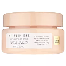 Kristin Ess Strand Strengthening Reconstructive Hair Repair Mask and Deep Conditioner for Dry Damaged Hair - 6.7 fl oz