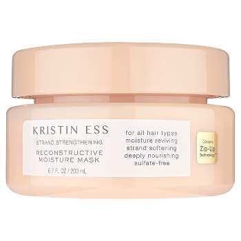 Kristin Ess Strand Strengthening Reconstructive Hair Repair Mask and Deep Conditioner for Dry Damaged Hair - 6.7 fl oz