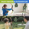 SUGIFT 2 Pack Bow and Arrow for Kids, LED Light Up Archery Set with Suction Cup Arrows, Standing Target, Score Targets & Quiver - 2 of 4
