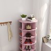 Kumasinova 360° Rotating Shoe Cabinet,6/7-Tier Shoe Storage Tower,Freestanding Organizer Shoe Rack for Entryway,Bedroom,Living Room - 3 of 4