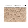 Luxurious Super Soft Non-Skid Cotton Bath Rug 21" x 34" Natural by Castle Hill London - 2 of 3