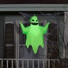 Gemmy Airblown Inflatable Hanging Oogie Boogie, 4 ft Tall, Green - 2 of 4