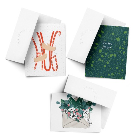 Sympathy Greeting Card Pack (3ct) Hug, Envelope, I'm Here For You by  Ramus & Co