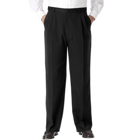 Kingsize Men's Big & Tall Fleece Zip Fly Pants - Big - 6xl, Black : Target