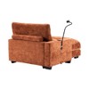Dolonm Single Recliner Sofa: 300lb Capacity, Chenille Fabric, Ergonomic Design for Living Room/Study - 4 of 4